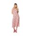 Robe mi-longue femme rose Dorothy Perkins