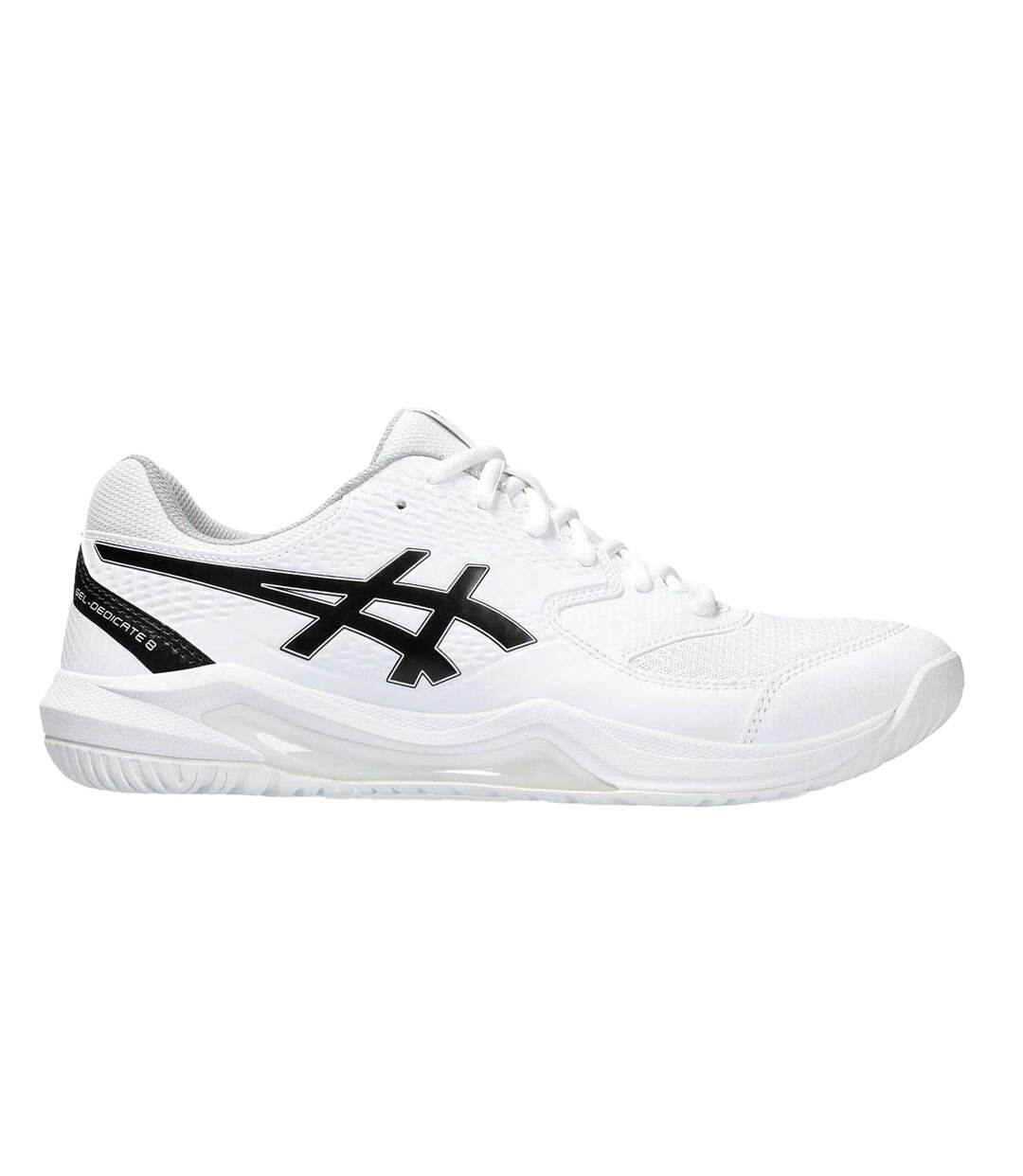 Chaussures De Tennis Dedicate Homme Blanc Noir Asics-1