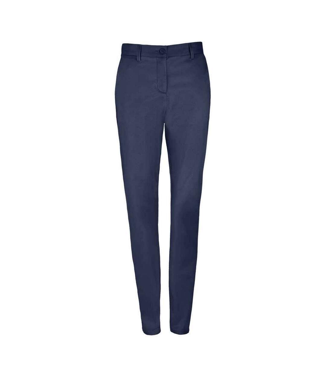 Womens/ladies jared stretch suit trousers french navy SOLS