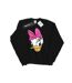 Disney Sweatshirt peint Daisy Duck Head Womens/Ladies (Noir) - UTBI26956-1