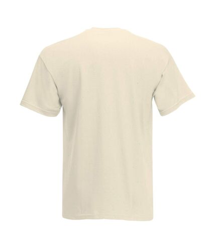 Mens Value Short Sleeve Casual T-Shirt (Beige) - UTBC3900