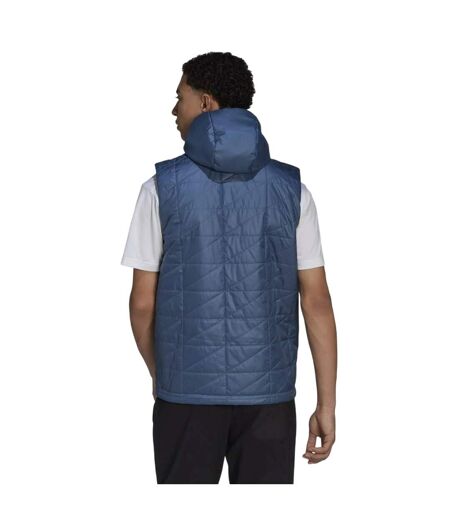 Doudoune Sans Manches Motif/style À Motifs Homme Bleu Adidas
