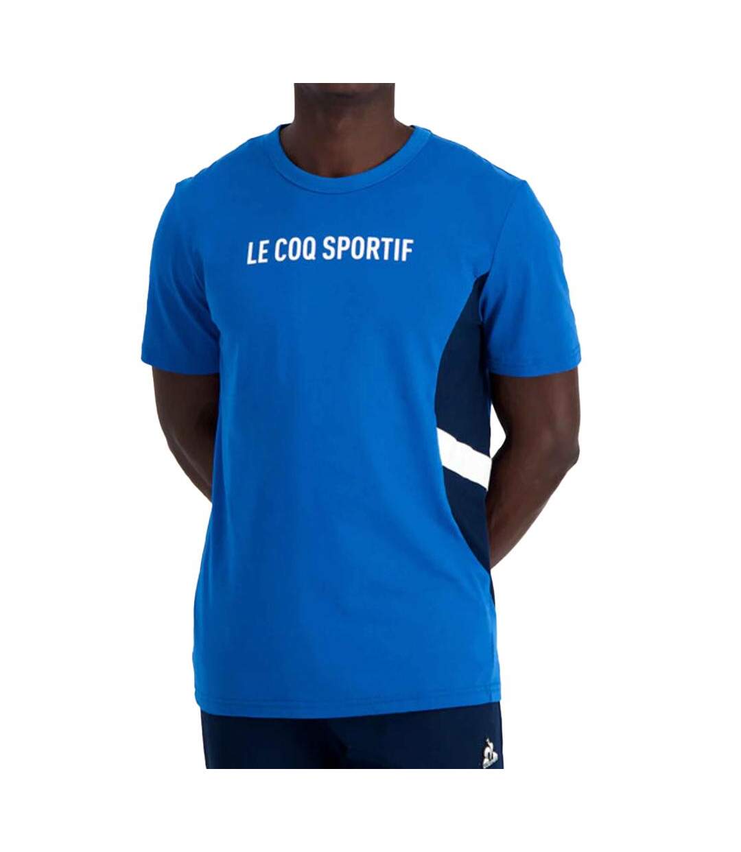 T-shirt Bleu Homme Le Coq Sportif Lapis - L-1