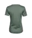 Womens/ladies Interlock T-shirt Leaf Green Tee Jays-2