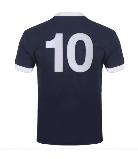 Maillot Domicile Denis Law Homme Bleu Marine Scottish FA