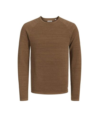 Pull Marron Homme Jack & Jones Knit Crew - XXL