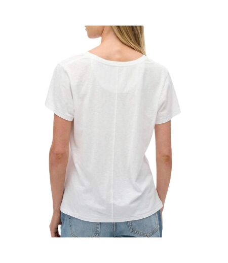 T-Shirt blanc femme superdry studioss