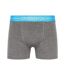 Pack Of 3  Mens Astral Logo Boxer Briefs  Charcoal Marl Crosshatch-2