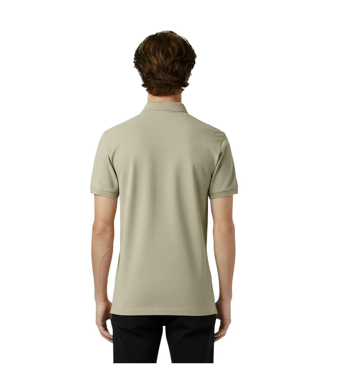 Mens Classic Embroidered Logo Polo Shirt Silver Sage Jack Wills-4