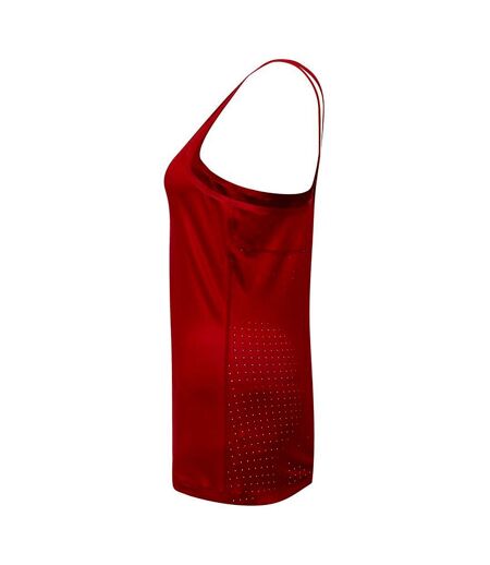 TriDri Womens/Ladies Laser Cut Spaghetti Strap Vest (White) - UTRW6179