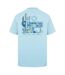 T-shirt Homme Bleu Pâle Hot Tuna-2