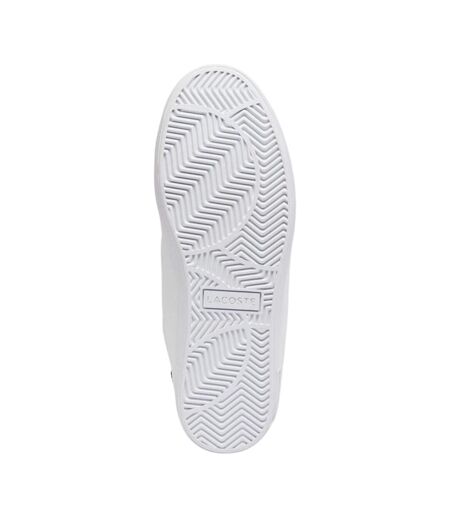 Baskets Powercourt Homme Blanc Noir Lacoste