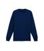 T-shirt Uni À Manches Longues  Pour Homme Bleu Marine Foncé Gildan-1