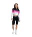 Womens/ladies fade crop hoodie black SikSilk-4