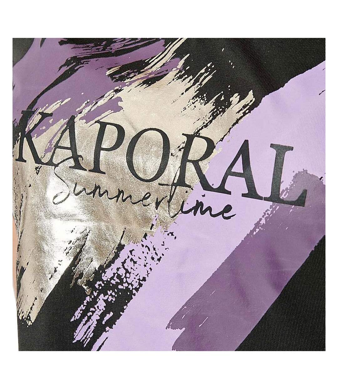 T-Shirt Noir Femme Kaporal  FANE - S-3