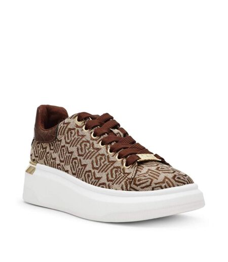 Womens/ladies Glider 2 Trainers Brown Steve Madden