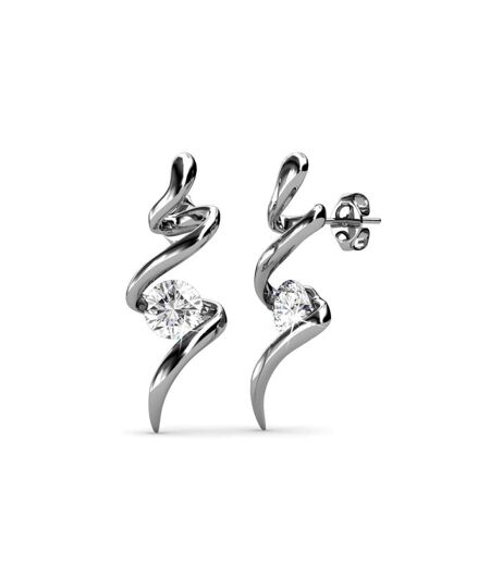 Boucles d'oreilles Spiral, Cristal d'Autriche