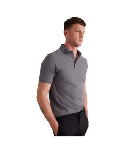 Burton Mens Pique Polo Shirt (Gray)