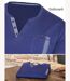 Tee-shirt Col Boutonné Sierra2 Challenger avec Finitions Chambray-2
