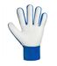 Childrens/kids Attrakt Starter Goalkeeper Gloves White Black Blue Reusch-2