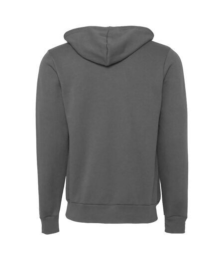 Canvas Unisex Zip-up Polycotton Fleece Hooded Sweatshirt / Hoodie (Asphalt) - UTBC1337
