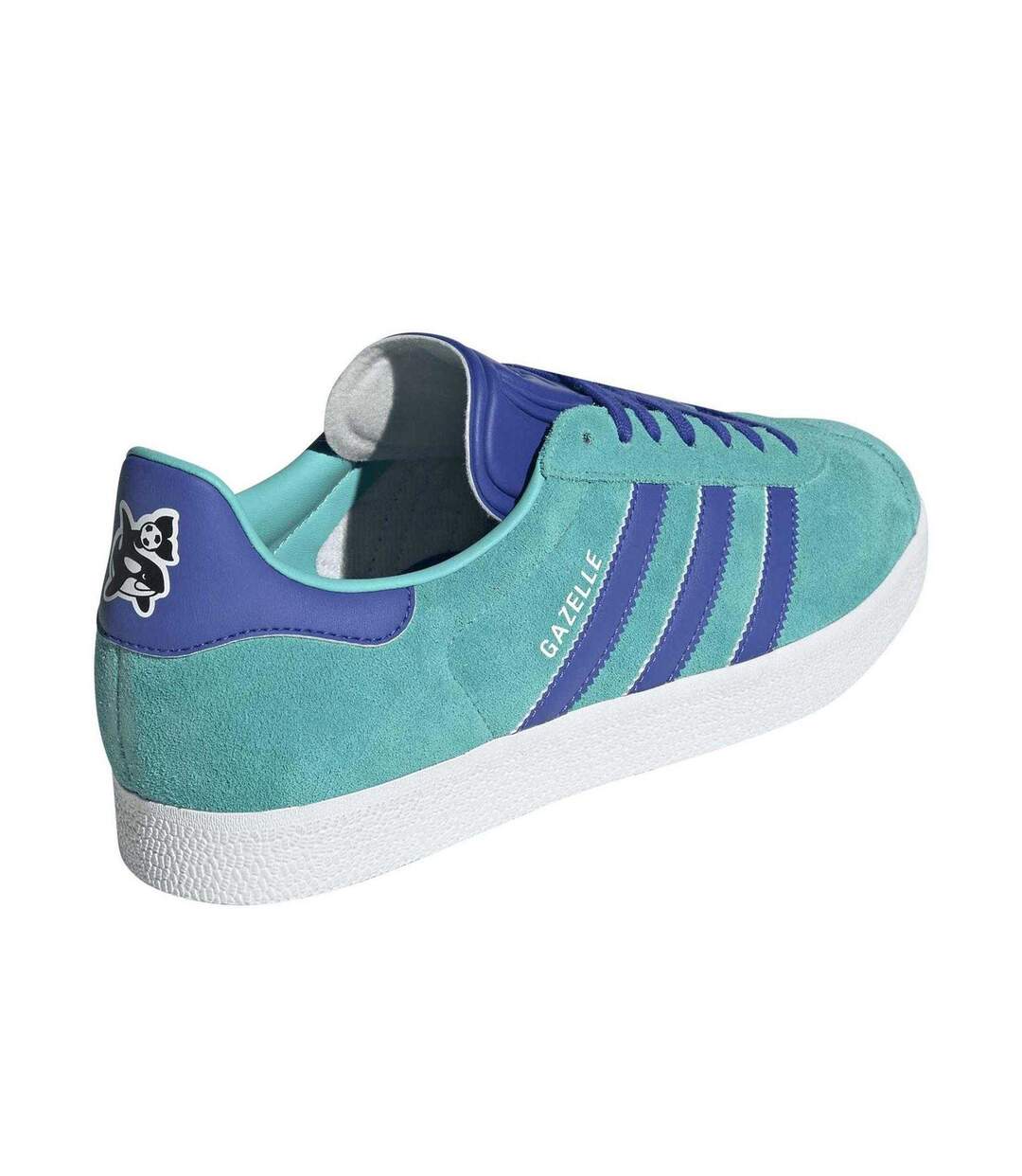 Baskets Gazelle Femme Turquoise Pâle Adidas-2