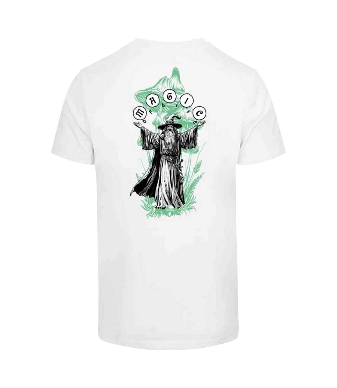 T-shirt Homme Magic Of Life La Magie De La Vie Blanc Mister Tee-2