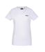 T-Shirt blanc femme schott tsbrodedw-1