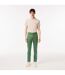 Mens Organic Cotton Slim Chinos Green Lacoste-1