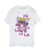 Disney Femmes/Les femmes Lilo & Stitch Angel Fa La La T-Shirt Boyfriend en coton (Blanc) - UTBI30584-1