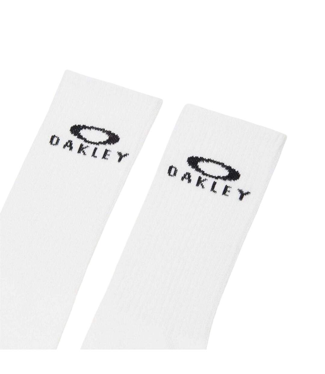Pack Of 3  Mens Ellipse Crew Socks  White Oakley-2