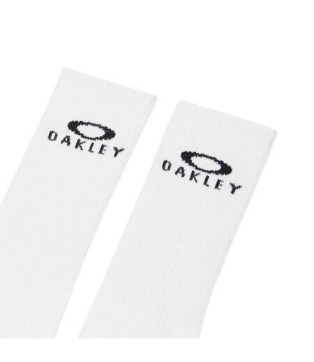 Pack Of 3  Mens Ellipse Crew Socks  White Oakley