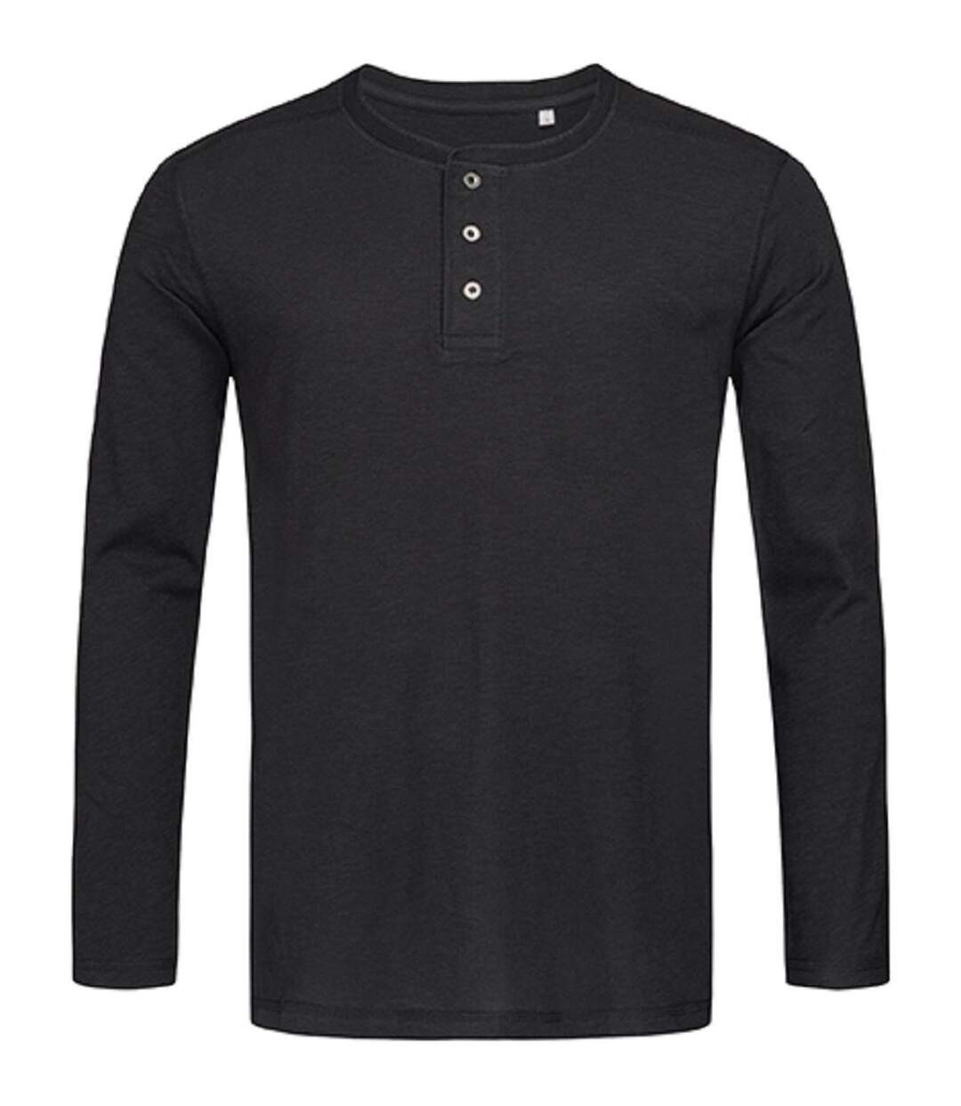 T-shirt manches longues - Homme - ST9460 - noir-2