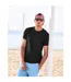 Mens Iconic Premium Ringspun Cotton T-shirt Mountain Blue Fruit Of The Loom-1