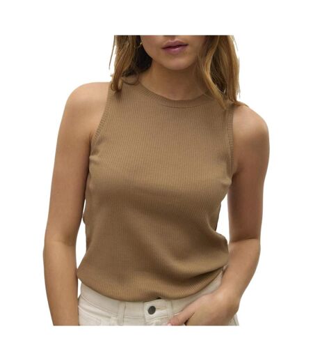 Débardeur marron femme vero moda lavender - s