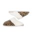 Chaussons Motif/style Imprimé Léopard Tulsy Femme Beige Noir Regatta-4