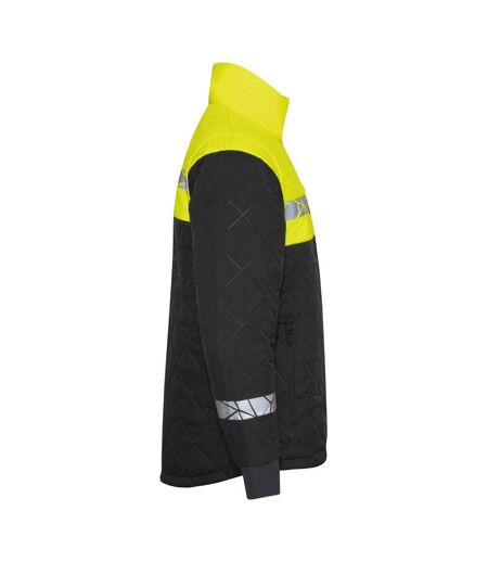 Doudoune Matelassée Progression Homme Noir Jaune Projob