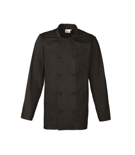 Veste de cuisinier cuisine adulte noir Premier