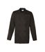 Veste de cuisinier cuisine adulte noir Premier-1