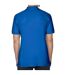 Mens double piqué polo shirt royal blue Gildan