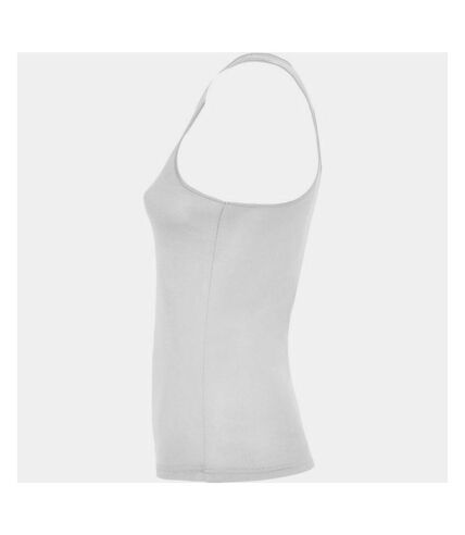 Womens/ladies shura sports tank top white Roly