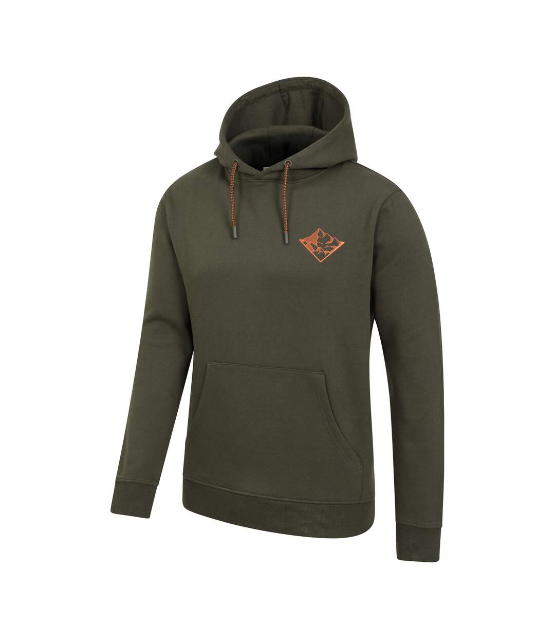 Sweat À Capuche Peaks Homme Vert Kaki Mountain Warehouse-3