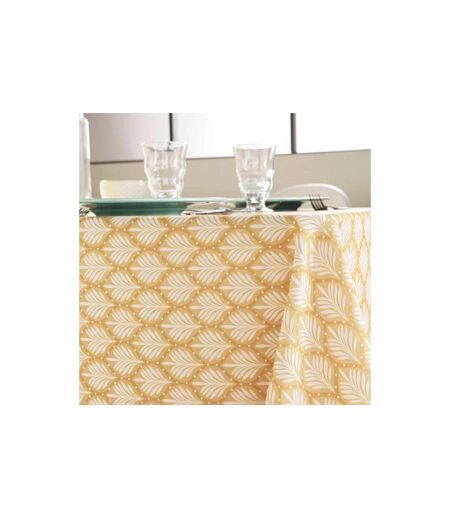 Nappe Antitache Imprimé Davia 145x240cm Jaune