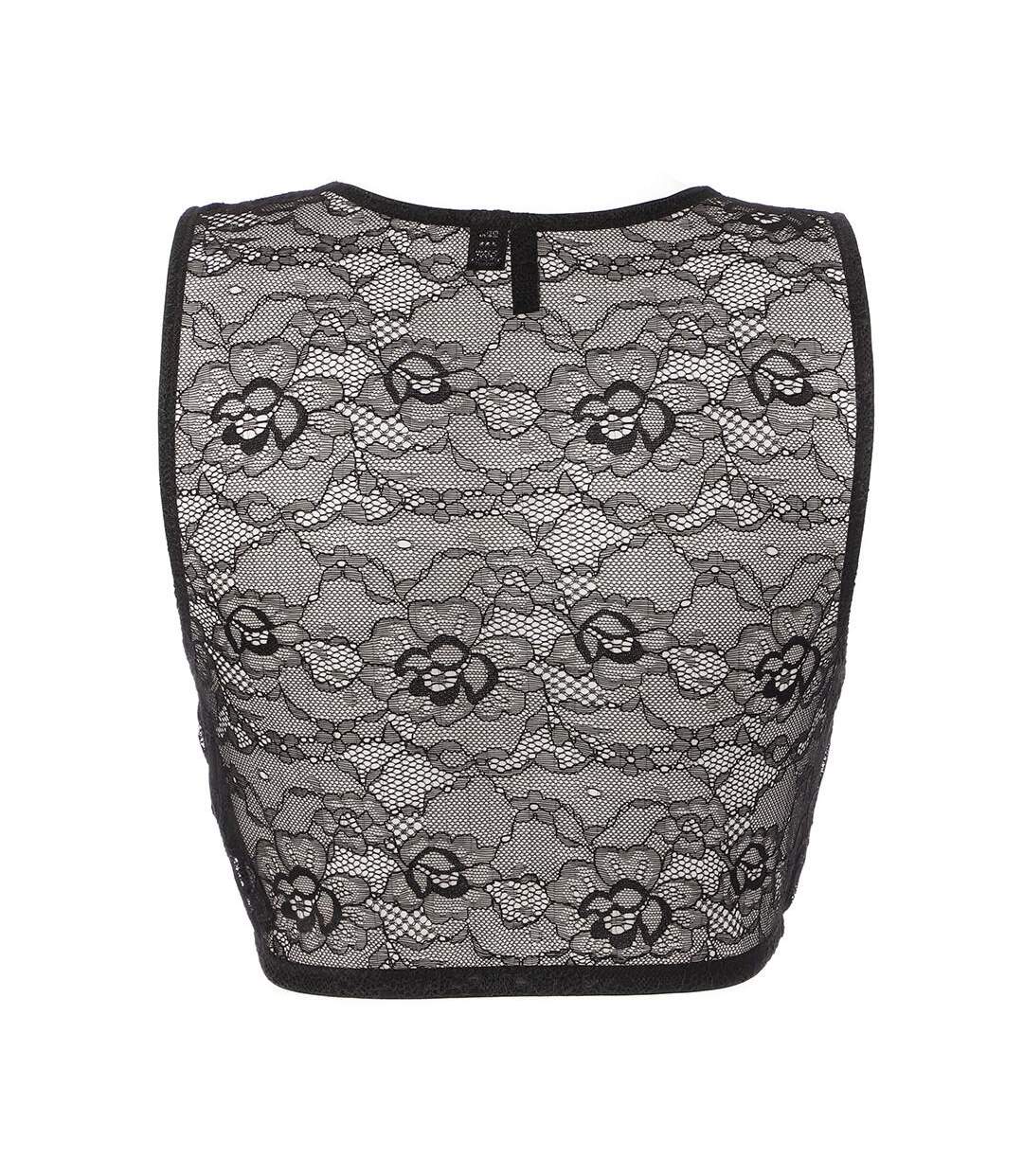 Brassière en Dentelle Noir Femme Vero Moda 10277259 - M-2