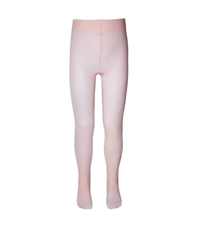 Collants de danse avec pieds rose Silky