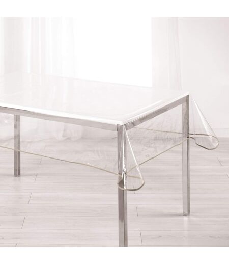 Nappe Cristal Garden 140x240cm Transparent & Taupe