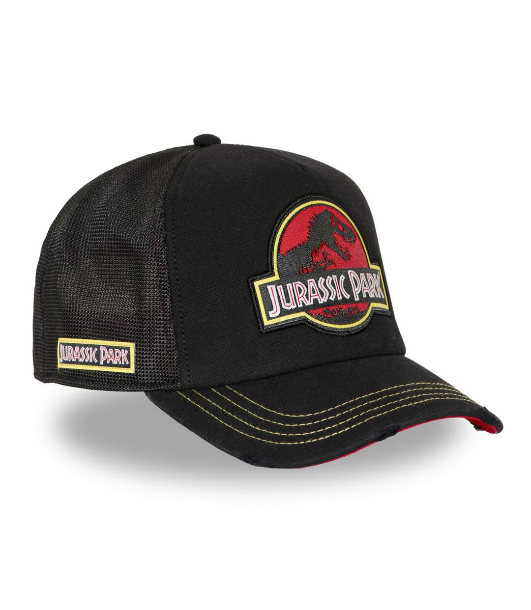 Casquette trucker premium avec filet et patch Jurassic Park Capslab-3