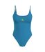 Maillot De Bain 1 Pièce Femme Bleu Calvin Klein-1