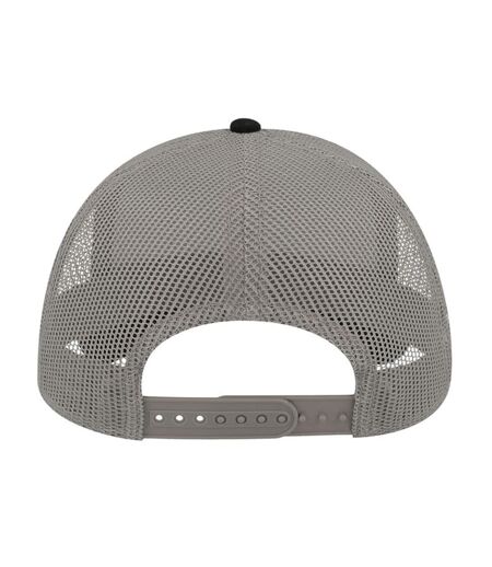 Casquette Trucker Rapper Noir Gris Atlantis Headwear