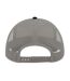 Casquette Trucker Rapper Noir Gris Atlantis Headwear-2